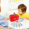 thumbnail image 5 of HUASHENG Jouets Docteur Médical Jeu Transport Ensemble Étui Éducation Rôle Éducation de la Petite Enfance Jouets Éducatifs, 5 of 5
