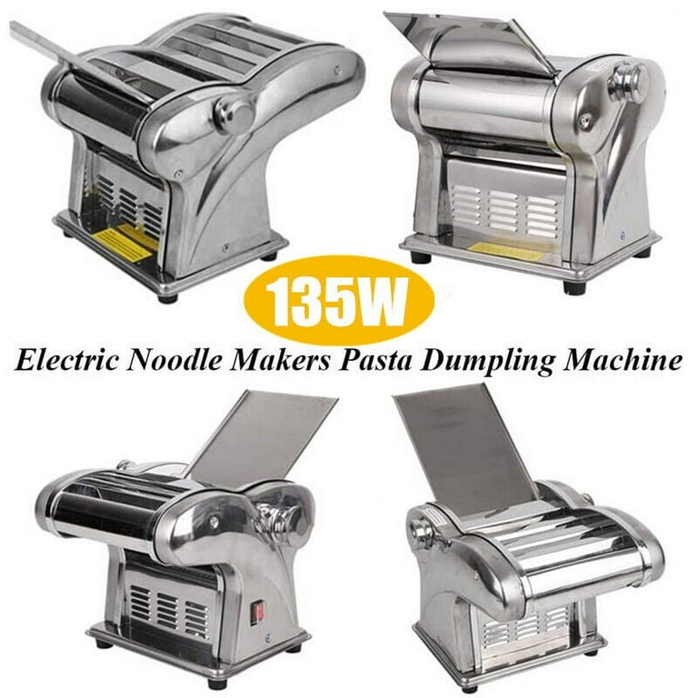 US110V Electric Pasta Press Maker Noodle Machine Stainless Steel Commercial  Home