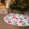 thumbnail image 5 of Sikiie Forest Mushrooms1 Christmas Tree Skirt, Christmas Tree Decorations, Christmas Decor, Tree Mat Decoration(30-48IN)-48", 5 of 6