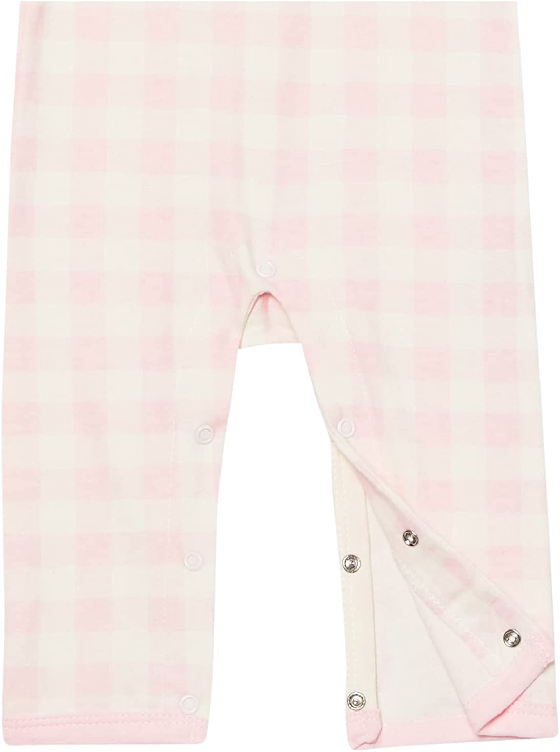 Hudson Baby Infant Girl Cotton Coveralls 3pk, Enchanted Forest, 0-3 Months