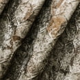 thumbnail image 4 of Fabric Mart Direct Grayish Beige Foil Printed Jacquard Fabric By The Yard, 54 inches or 137 cm width, 8 Continuous Yards Beige Jacquard Fabric, Antique Hexagons Textured, Upholstery Curtain Wholesale, 4 of 8