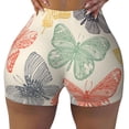 thumbnail image 2 of Picia Butterfly Printed Workout Shorts for Women Seamless Scrunch Butt Lifting High Waisted Yoga Gym Booty Running Moisture-wicking Short Pants-Medium, 2 of 9