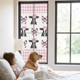 thumbnail image 2 of Cute Bow Cow Window Privacy Film, Farmhouse Cute Animals Pink Buffalo Checkered Static Cling UV Sun Blocking Tint Film Heat Control Windows Films for Bedroom Bathroom, Window Stickers 23.6"x59", 2 of 7