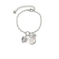 thumbnail image 2 of Delight Jewelry Silvertone Chinese Symbol Love Square Spinner Silvertone Discover Dream Explore Zoey Charm Bracelet, 6.5+2" Extender, 2 of 4