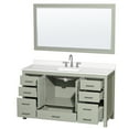 thumbnail image 7 of Wyndham Collection Wcs141460s-Qtz-Us3m58 Sheffield 60" Free Standing Single Basin Vanity, 7 of 7