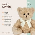thumbnail image 2 of Bearington Lil' Tate Classic Teddy Bear Stuffed Animal - 12" Baby Bear Plush Toy with Soft Fur and Vintage Design - Adorable Bears Stuffed Animals for Girls and Boys - Gift for Kids, 2 of 6