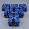 thumbnail image 1 of 6pcs Caja De Cartón Con Almohadilla De Extraíble Organicador Para Joyas Pendientes Anillos Azul oscuro, 1 of 8