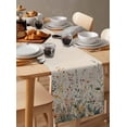 thumbnail image 6 of Vintage Botanical Table Runner Cotton Linen 72 Inch Holiday Dresser Scarves, Spring Floral Summer Botanical Rustic Tablerunner for Kitchen Coffee Dining Bedroom Dinner Scarf Décor 13''x72'', 6 of 9