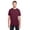 Burgundy, variant on CORE365 CE111 Unisex Fusion ChromaSoft™ Performance T-Shirt-Black-2XL