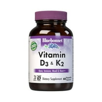 Bluebonnet Vitamin D3 & K2, for Strong-Healthy Bones*, Vegetarian, 60 Days