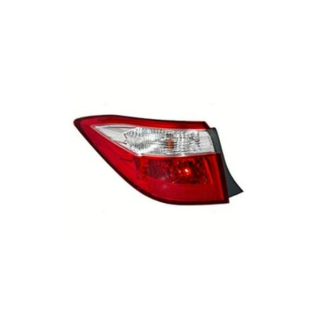 - Tail Light - Depo Fit/For 265553AN0A 14-16 Toyota Corolla Left Hand Driver Outer - On Body (NSF-Certified)