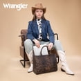 thumbnail image 2 of Wrangler Large Tote Bag for Women, Western Purse Work Shoulder Handbag with Crossbody Strap, Coffee, 2 of 6