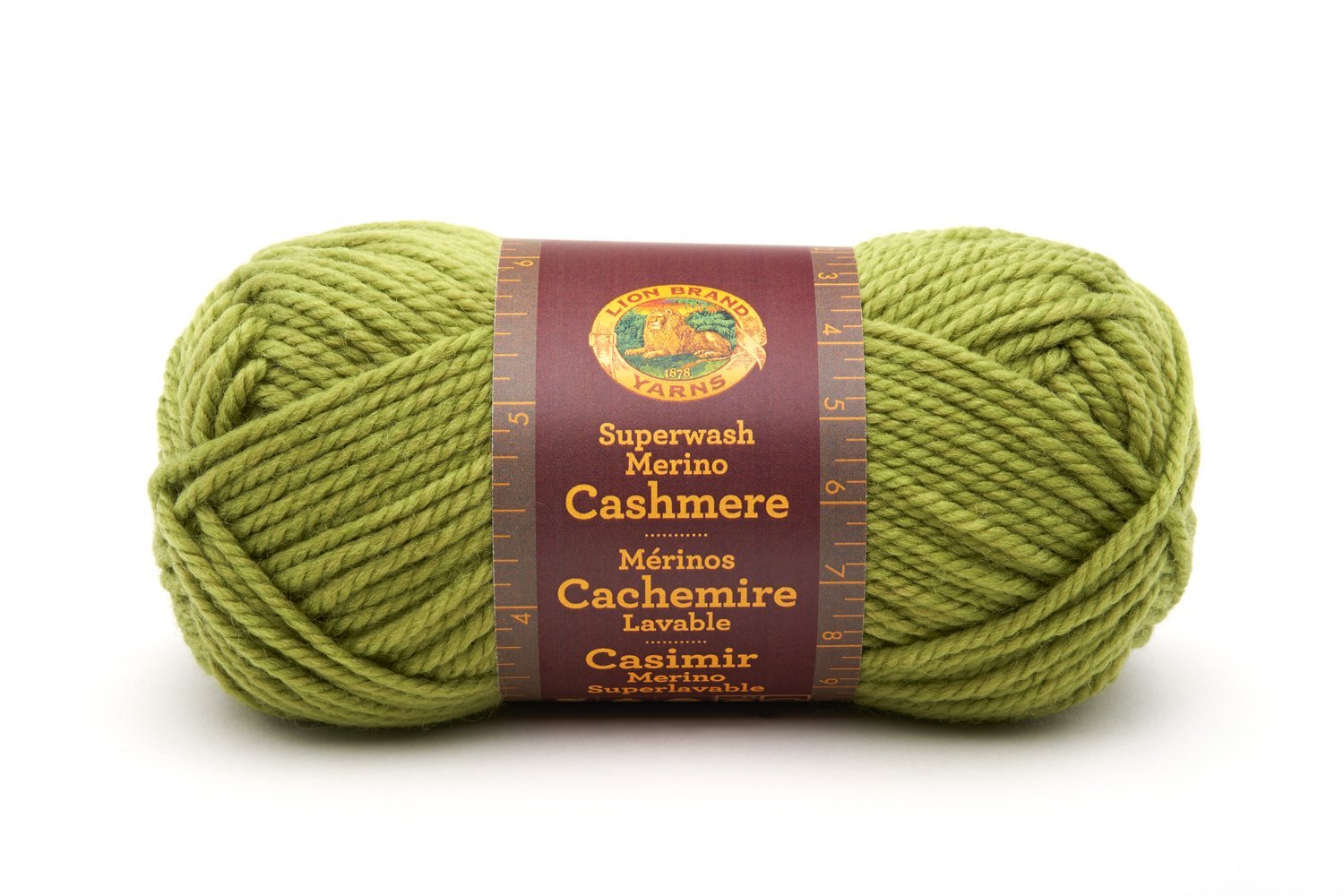 821172E Superwash Merino Cashmere Yarn, Green Tea, Treat yourself to