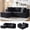 Black, variant on Korser 80" Cloud Modular Sectional Sofa with L-Shaped,Boneless Couches with Movable Ottoman for Living Room Bedroom,No Assembly Required,Corduroy,Beige
