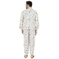 thumbnail image 5 of Inkmeso Printed Pajama Sets For Men's Button Up Classic Sleepwear Lightweight Cotton Nightwear, 5 of 8