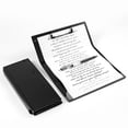 thumbnail image 2 of 3 Layer Foldable Clipboard Pocket Writing Pad with Elastic Band, 2 of 14