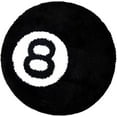 thumbnail image 1 of Tapis Rond Noir 24 Pouces, 1 of 1