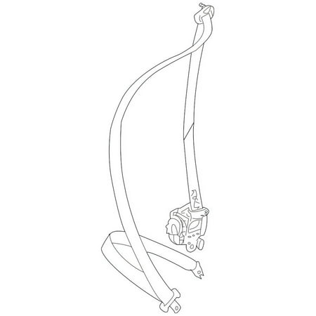 Genuine OE Subaru Seat Belt Assembly - 64621SC010AP Fits select: 2009-2013 SUBARU FORESTER