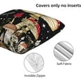 thumbnail image 3 of Mushroom Dragonfly Butterfly Moon Throw Pillow Covers Soft Square Cushion Pillowcase Set of 2 for Sofa Couch Home Decor 18 X 18 in, 3 of 6