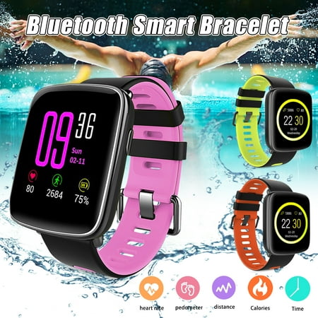 Activity Tracker Watch Waterproof Sport Smart Watch Fitness Tracker Wristband OLED Display bluetooth Running Wrist Watches with Heart Rate Monitor Christmas