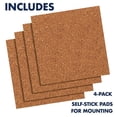 thumbnail image 6 of Quartet Tiles, 12" x 12", Corkboard, Wall Bulletin Boards, Natural, 4 Pack (102), 6 of 7