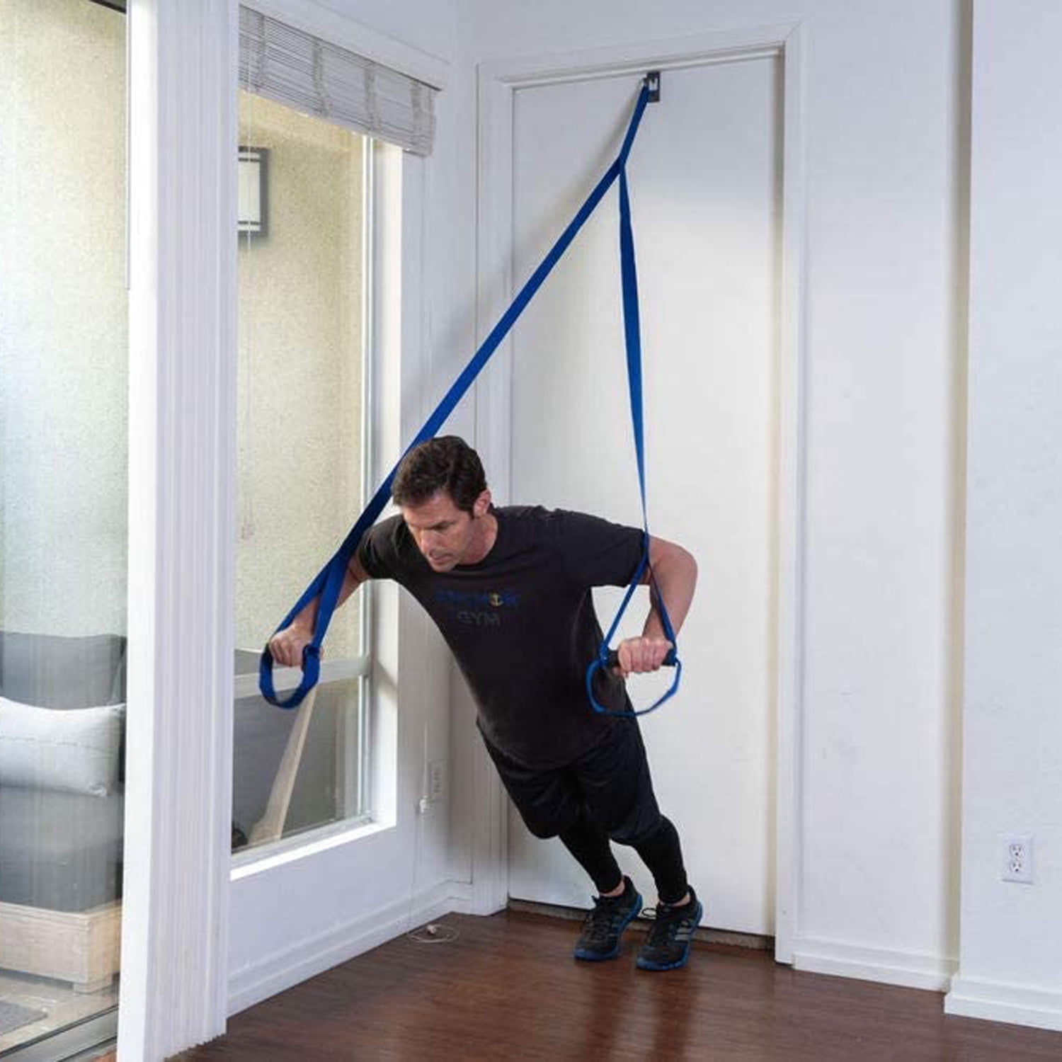 Anchor Gym Mini Door Mount for Resistant Band Full Body Workouts, (2 Pack)