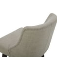 thumbnail image 6 of CHITA 26 inch Fabric Swivel Upholstered Counter Height Bar Stools with Full Back, Set of 2, Tan, 6 of 9