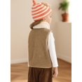 thumbnail image 2 of Ingzy Baby Girls Boys Fleece Vest Toddler Lightweight Fall Winter Warm Sleeveless Outerwear Jacket with Pockets, 2 of 8