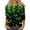 Green, variant on LNZGNM Halloween Shirts for Women 3/4 Sleeve Tops and Blouses Funny Cute Graphic Print Tunics Womens Halloween Costumes 2026,Vermilion(XXXL)