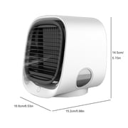 AiraBreeze Portable Air Conditioner, 2025 New Air Conditioner with Tank,LED Light, Portable Energy Efficient Mini Ac, Cooling Quiet Operation