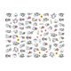 thumbnail image 1 of Seitruly Pegatinas para uñas, calcomanías en relieve 3D, impresión de deslizadores de belleza para manicura, decoración DIY, adhesivo, accesorios de Juegos de manicura WG410 Seitruly CE012223-02B, 1 of 5