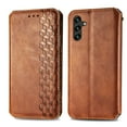 thumbnail image 5 of Dteck Wallet Case For Samsung Galaxy A56 5G, Shockproof Premium PU Leather Flip Folio Case RFID Blocking Card Slots Magnetic Closure and Stand Business Case, Brown, 5 of 5
