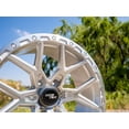 thumbnail image 5 of RockTrix RT107 20 inch Wheel for 2004-2026 Ford F150, 20x9 6x135 Rims -12mm Offset, 4.5in Backspacing, Machined Silver, 2500 lb Weight Rating, Also compatible with Bronco Raptor F150 Lightning, 5 of 7
