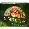 thumbnail image 2 of Night Queen Incense Cones And Cone Incense Burner Bundle Insence Insense Hem Incense, 2 of 5