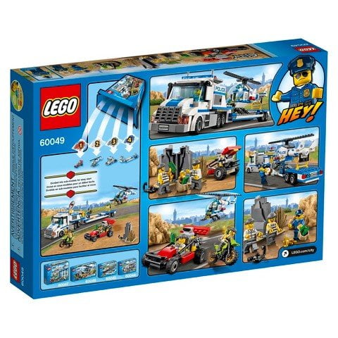 svinge Smuk kul LEGO City Helicopter Transporter Exclusive Set #60049 - Walmart.com