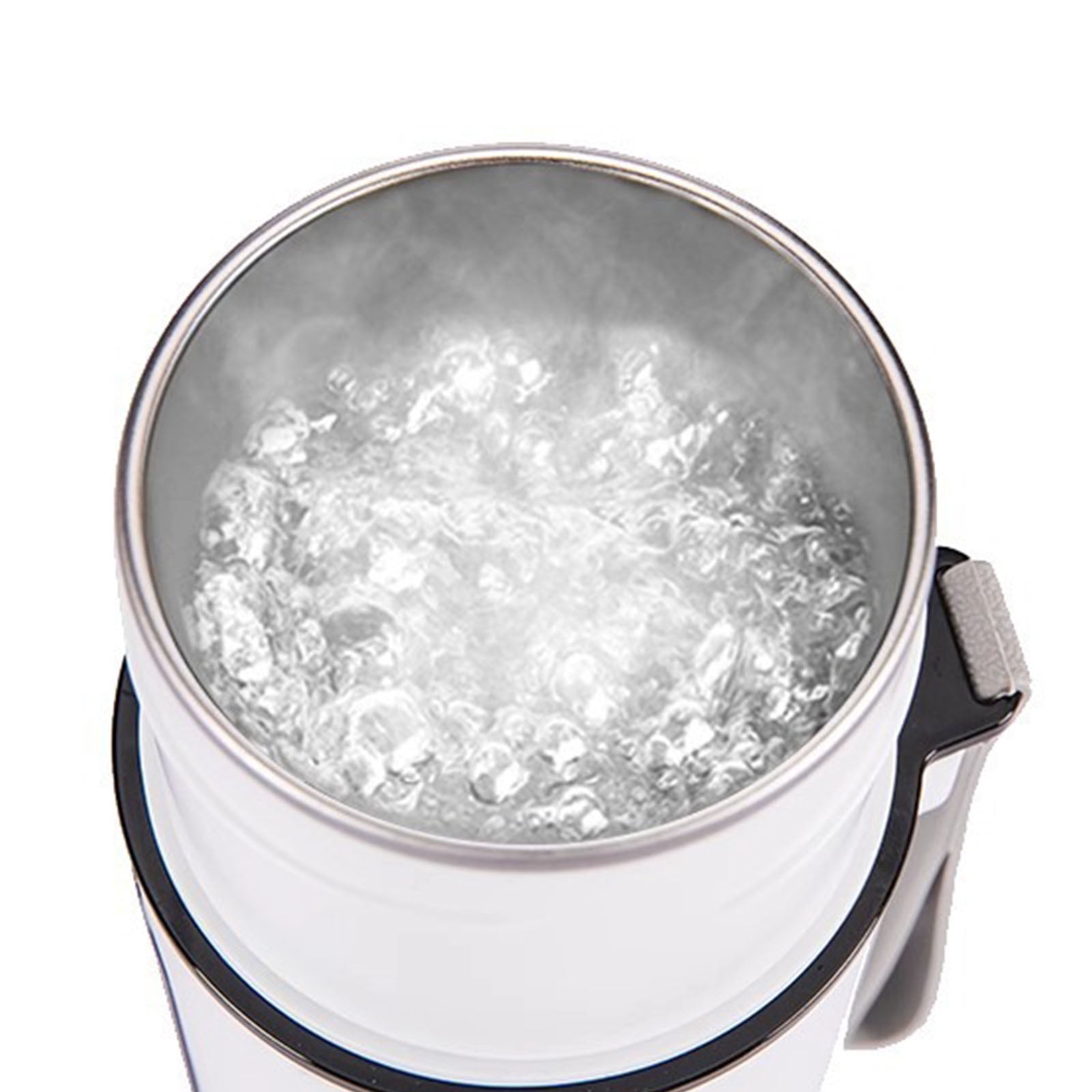 BIBABLYKE Portable Electric Travel Kettle 12V/24V Car Heater with Built In Stirring Function Easy to Carry for Drink Coffee Milk