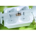 thumbnail image 2 of Duravit 03481200002 D-Code 47-1/4" Ceramic Vanity Top - White / Glazed Underside, 2 of 2
