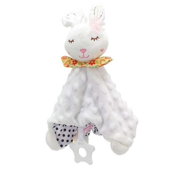 Manta para acurrucarse para bebés, manta de seguridad para bebés, muñecos de dentición brillantes, manta de seguridad para bebés, diseño de última generación