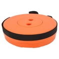 thumbnail image 2 of Taburete telescópico portátil retráctil de color ligero silla plegable para camping, jardín, pesca, senderismo, viajes, barbacoa, arco iris, naranja, 2 of 14