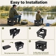 thumbnail image 4 of Folding Portable Camping Toilet for Adults, 220 LBS Heavy Duty Foldable Travel Potty with Lid, Compact Car Toilet with Waste Bags & Storage Bag for Road Trip Camping Hiking Outdoor Emergency Use, 4 of 6