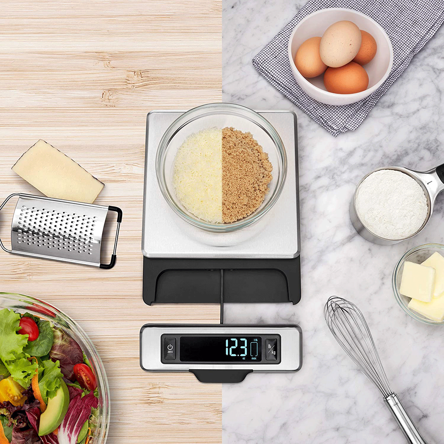 OXO Good Grips 11-Pound Digital Food Scale photo 7