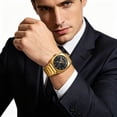 thumbnail image 5 of Men's Stainless Steel Quartz Dress Watch with Luminous & Date Calendar, Water-Resistant Business Wristwatch for Office, Travel & Formal Wear, 5 of 5