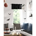 thumbnail image 2 of Halloween Valances for Windows Ghost Window Curtain Rod Pocket Cute Boo Spooky Holiday Window Treatment Decor Valances for Kitchen Living Room Bedroom 42x12in, 2 of 7