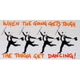 thumbnail image 2 of Masterfunk Collective 32x18 Black Ornate Wood Framed with Double Matting Museum Art Print Titled - When the going gets tough...., 2 of 4