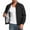 #0510-Black, variant on Men’s Plaid Baseball Collar Jacket Lightweight Business Casual Blazer with Zipper Pockets for Spring Fall Daily