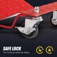 thumbnail image 4 of Ktaxon Car Wheel Dolly, 4PCS 6000LBS Heavy Duty Vehicle Dolly, Red, 4 of 7