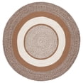 thumbnail image 2 of Safavieh Braided Dervla Striped Reversible Area Rug, Brown/Beige, 6' x 6' Round, 2 of 7