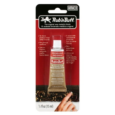 Amaco Rub 'n Buff Metallic Finishes Grecian Gold 1/2 oz. Tube