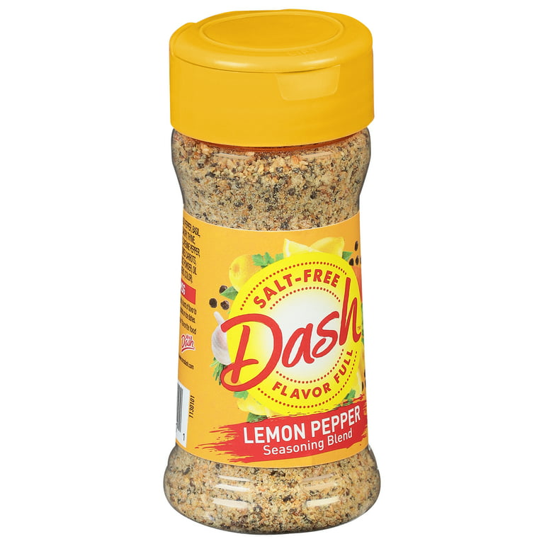 Dash Salt-Free Lemon Pepper Seasoning Blend, Kosher, 2.5 oz - DroneUp  Delivery