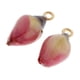 thumbnail image 3 of 2 colgantes de flores secas de resina para hacer joyas con forma de pendientes. rosado, 3 of 9